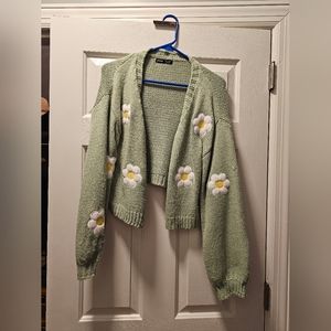 Flower Pattern Cardigan